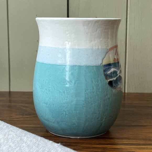 Seaside Ceramic Mug with Handle - Picture 4 of 9